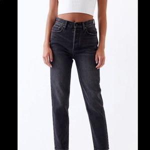 pacsun black mom jeans